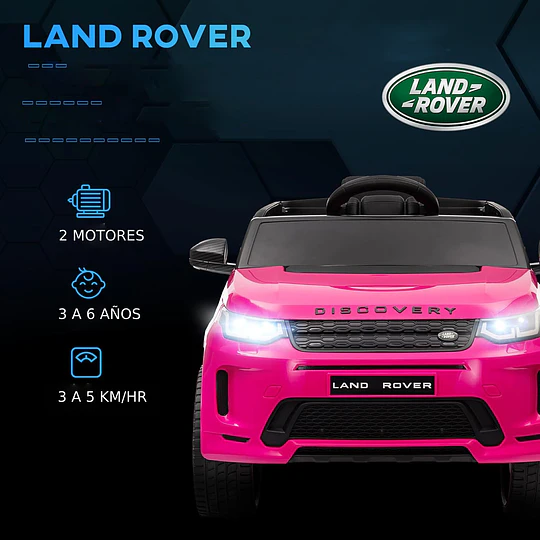 Retiro Express-Range Rover Evoque con licencia Rosado