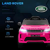 Retiro Express-Range Rover Evoque con licencia Rosado