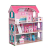 Retiro Express-Casa De Muñeca Madera 3 Pisos Con Accesorios