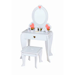 Retiro Express-Tocador Blanco Love Con Accesorios 