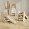 Retiro Express-Resbalín Infantil Plegable 4 en 1 con Escritorio Kidscool Off White  