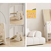 Retiro Express-Resbalín Infantil Plegable 4 en 1 con Escritorio Kidscool Off White  