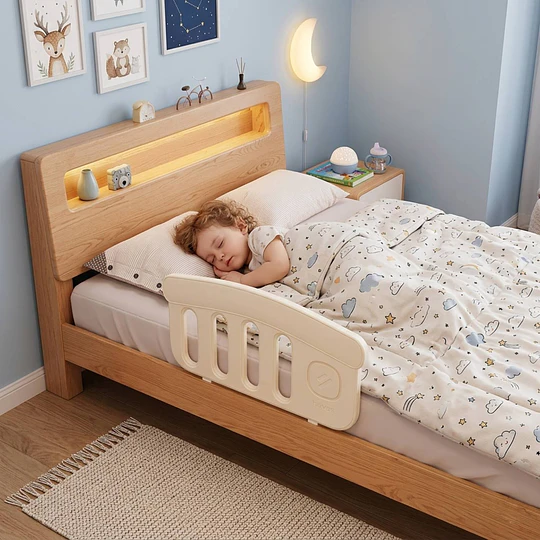Retiro Express- Baranda de Cama Infantil Fija Protectora Anticaídas Plástico 