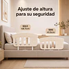 Retiro Express- Baranda de Cama Infantil Fija Protectora Anticaídas Plástico 
