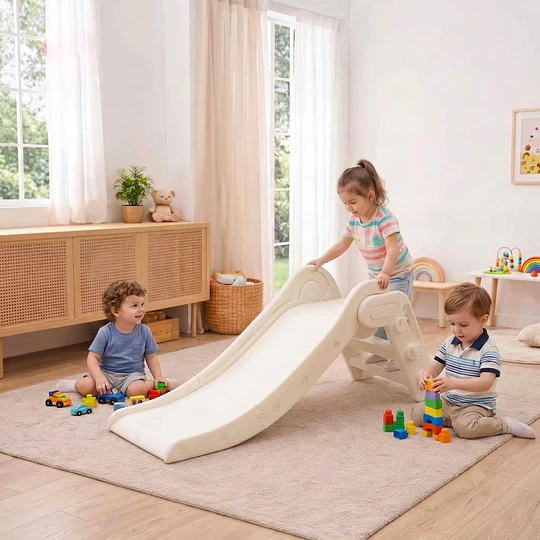 Retiro Express-Resbalín Infantil Plegable Kidscool Crudo Neutro Estilo Off White