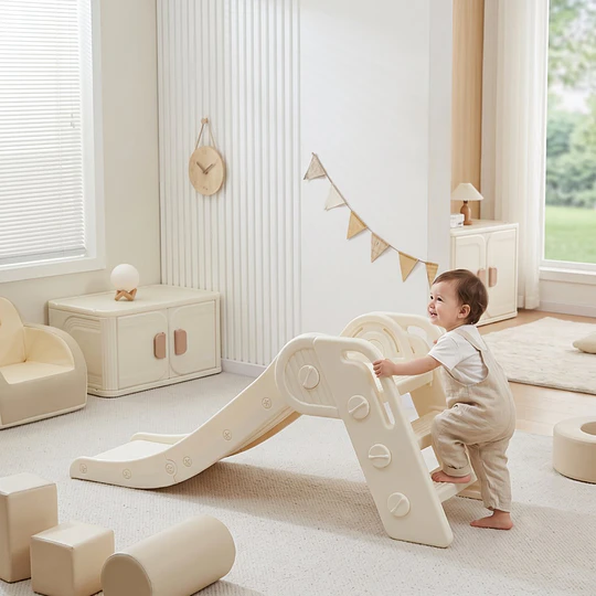 Retiro Express-Resbalín Infantil Plegable Kidscool Crudo Neutro Estilo Off White