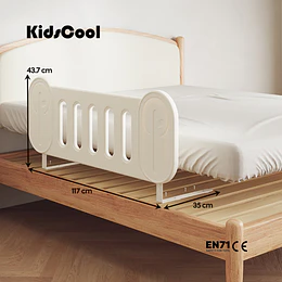Retiro Express-Baranda de Cama Infantil Fija Protectora Anticaídas Plástico 43.7x117x35 cm