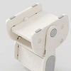 Retiro Express-Banquito Escalón Convertible en Silla Infantil Plástico Crema Gris 27x41x63 cm 