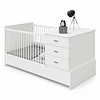 Cuna Cama Evolutiva Multifunción Kippi Blanca Kidscool  