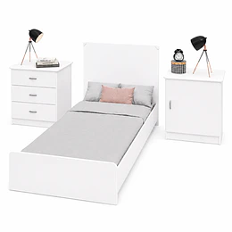 Cuna Cama Evolutiva Multifunción Kippi Blanca Kidscool  