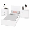 Cuna Cama Evolutiva Multifunción Kippi Blanca Kidscool  