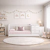Cuna Cama Evolutiva Multifunción Kippi Blanca Kidscool  