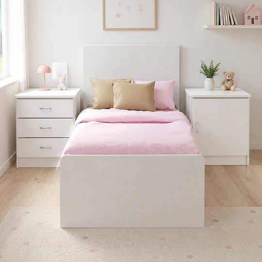 Cuna Cama Evolutiva Multifunción Kippi Blanca Kidscool  
