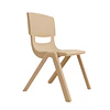 Kidscool Silla Infantil Apilable Ergonómica de Plástico Reforzado Café 34x38x52 cm