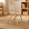 Kidscool Silla Infantil Apilable Ergonómica de Plástico Reforzado Café 34x38x52 cm