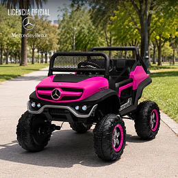 Retiro Express-Buggy Unimog Mercedes Benz Rosado