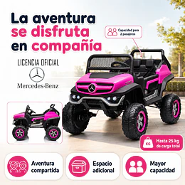 Retiro Express-Buggy Unimog Mercedes Benz Rosado