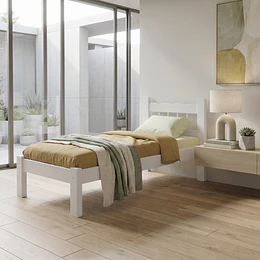 Cama Individual Blanco Be 