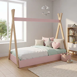 Cama Infantil Montessori Rosado 