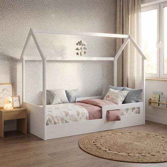 Cama Infantil Montessori Ema Blanco