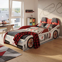 Cama Infantil Fast Car Blanca