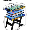 Retiro Express-Mesa Plegable 5 Juegos Kidscool Taca Taca Pool Ping Pong- 