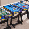 Retiro Express-Mesa Plegable 5 Juegos Kidscool Taca Taca Pool Ping Pong- 