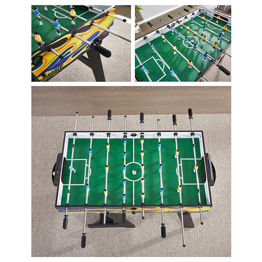 Retiro Express-Mesa Plegable 5 Juegos Kidscool Taca Taca Pool Ping Pong- 