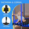 Retiro Express- Cama Elástica Infantil 4,5 Pies (1,40m) Kidscool Azul con Barra Regulable y Accesorios
