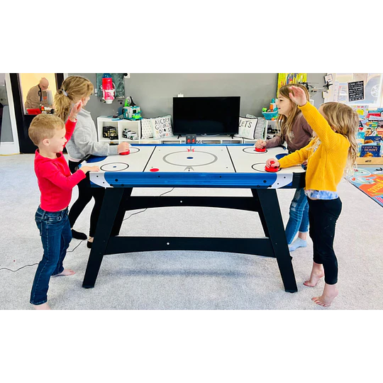 Retiro Express-Mesa de Air Hockey Kidscool TH-5401 en MDF (137 x 68 x 81 cm)