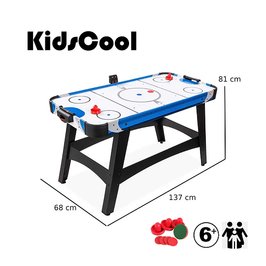 Retiro Express-Mesa de Air Hockey Kidscool TH-5401 en MDF (137 x 68 x 81 cm)