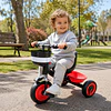Triciclo Infantil a Pedales Rojo con Canastillo