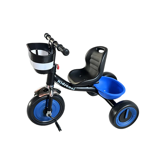 Triciclo Infantil a Pedales Azul con Canastillo