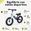 Bicicleta de Equilibrio y Aprendizaje Infantil Aro 12 Azul