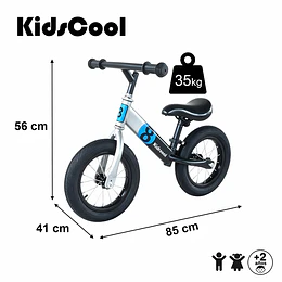 Bicicleta de Equilibrio y Aprendizaje Infantil Aro 12 Azul- Preventa 20 de Octubre