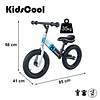 Bicicleta de Equilibrio y Aprendizaje Infantil Aro 12 Azul