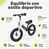 Bicicleta de Equilibrio y Aprendizaje Infantil Aro 12 Rojo