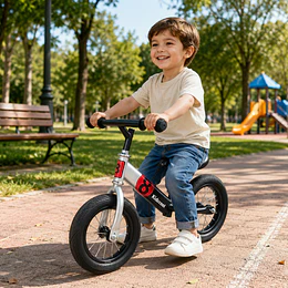Bicicleta de Equilibrio y Aprendizaje Infantil Aro 12 Rojo- Preventa 20 de Octubre