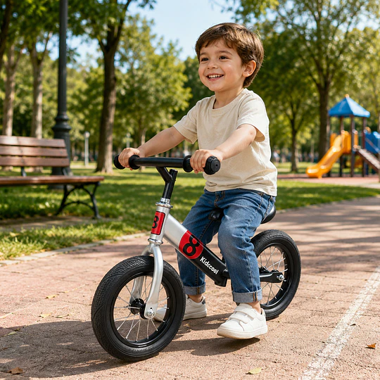 Bicicleta de Equilibrio y Aprendizaje Infantil Aro 12 Rojo