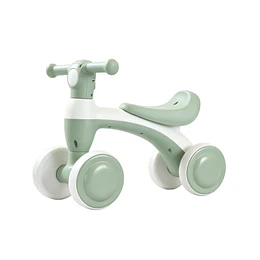 Correpasillos Infantil Mini Bicicleta Aprendizaje 4 Ruedas Verde- Preventa 20 de Octubre