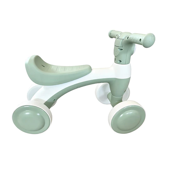 Correpasillos Infantil Mini Bicicleta Aprendizaje 4 Ruedas Verde