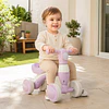 Correpasillos Infantil Mini Bicicleta Aprendizaje 4 Ruedas Rosado