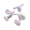 Correpasillos Infantil Mini Bicicleta Aprendizaje 4 Ruedas Rosado