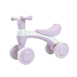 Correpasillos Infantil Mini Bicicleta Aprendizaje 4 Ruedas Rosado- Preventa 20 de Octubre