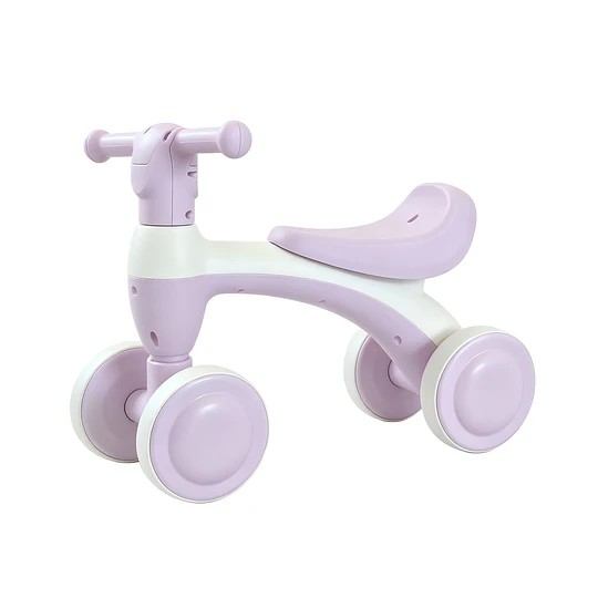 Correpasillos Infantil Mini Bicicleta Aprendizaje 4 Ruedas Rosado