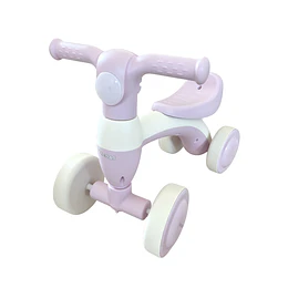 Correpasillos Infantil Mini Bicicleta Aprendizaje 4 Ruedas Rosado- Preventa 20 de Octubre