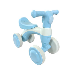 Correpasillos Infantil Mini Bicicleta Aprendizaje 4 Ruedas Azul- Preventa 20 de Octubre