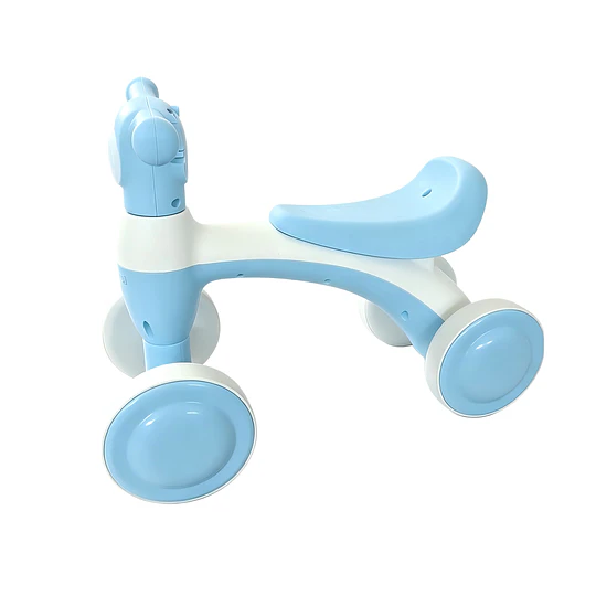 Correpasillos Infantil Mini Bicicleta Aprendizaje 4 Ruedas Azul