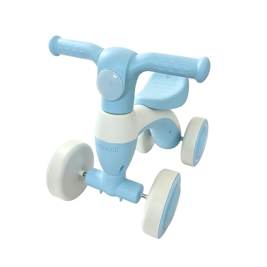 Correpasillos Infantil Mini Bicicleta Aprendizaje 4 Ruedas Azul