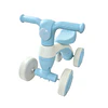 Correpasillos Infantil Mini Bicicleta Aprendizaje 4 Ruedas Azul